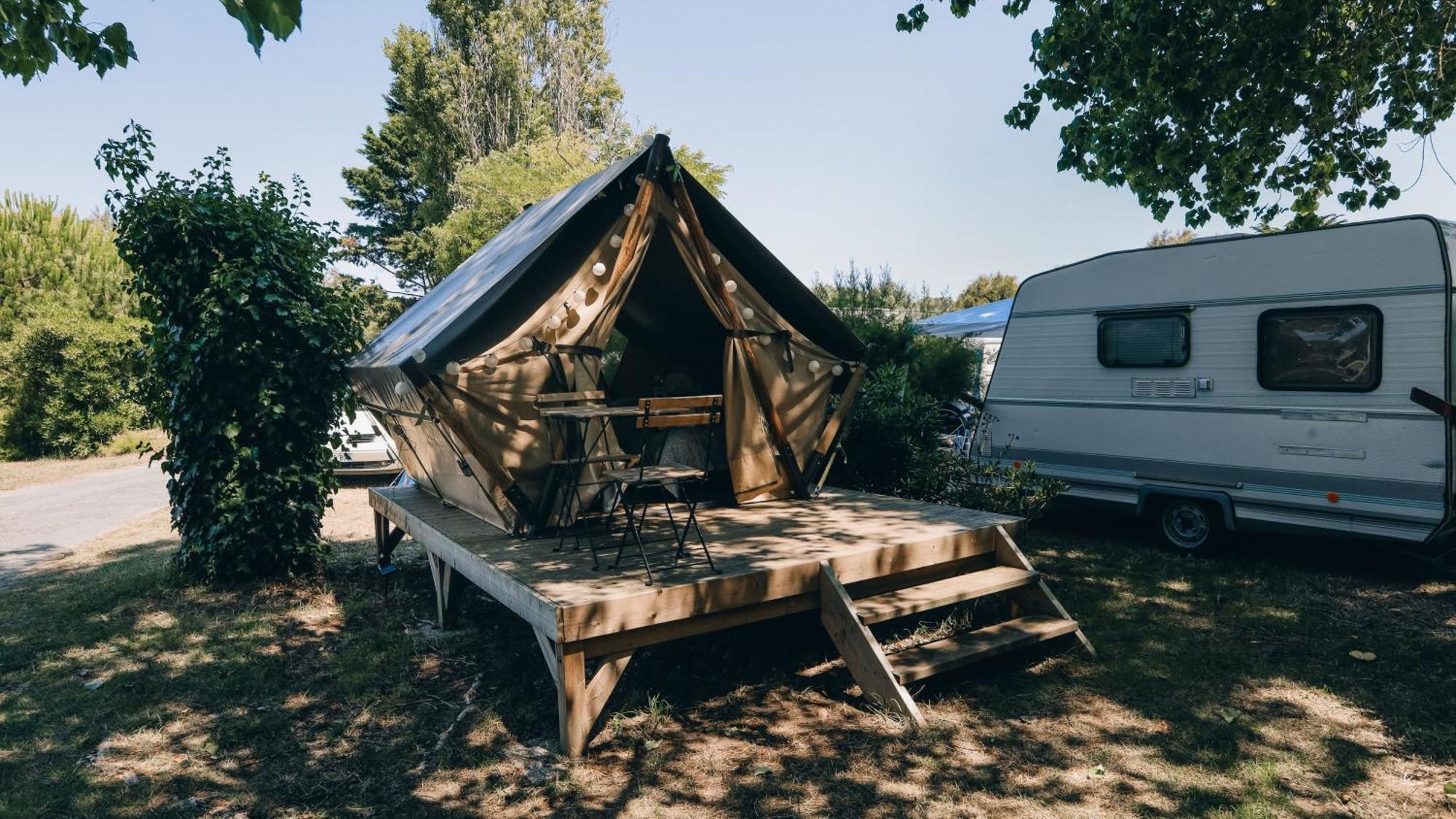 Camping La Pree Les Portes-en-Re Kamer foto